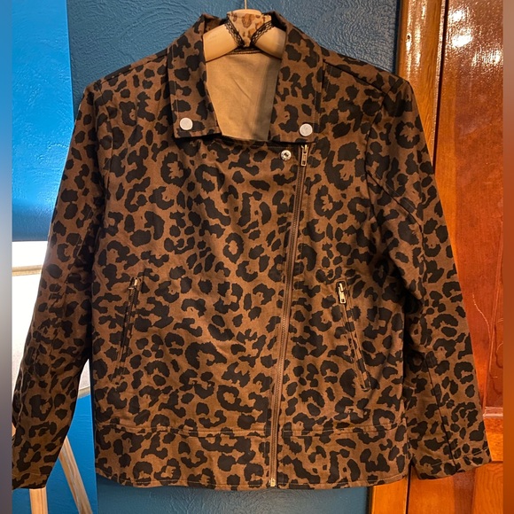 Jackets & Blazers - New Leopard Cotton Jacket